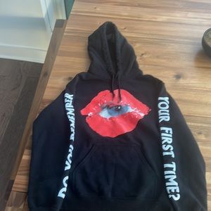 The Kid Laroi 2022 End of the World Tour Black Hoodie, Small. Worn